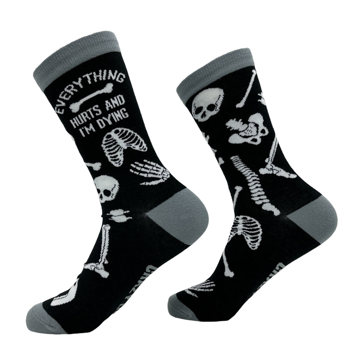 Everything Hurts And I39m Dying Halloween Socks Funny Womens Halloween Socks Funky Socks Skull Socks Skeleton Socks Falling Apart Socks Graphic Tee – Bold Style · Must-Have Style