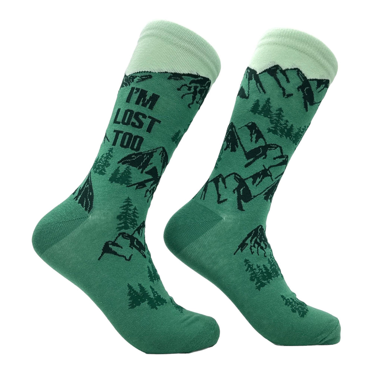 I39m Lost Too Socks Mountain Socks Hiking Socks Funny Father Socks Funky Socks Family Socks Man Outdoor Dad Socks Camping Socks Graphic Tee – Premium Graphic · Perfect For Daily Wear