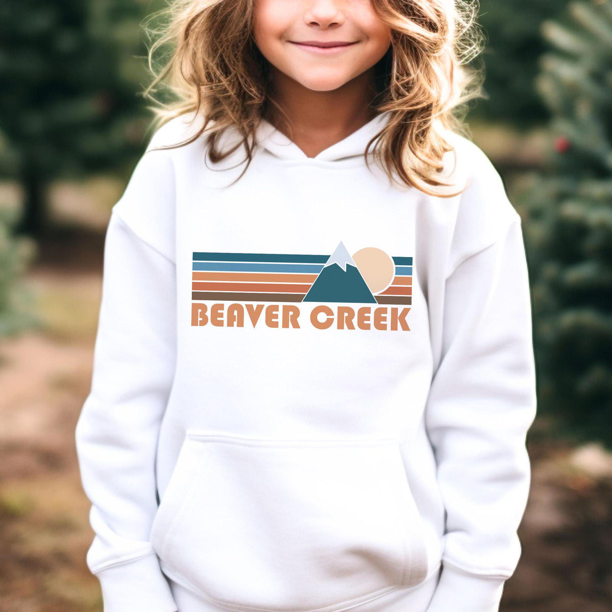 Beaver Creek Colorado Youth Hoodie Retro Mountain Beaver Creek Youth Sweatshirt Personalization Available Hoodie – Soft Feel · Must-Have Style
