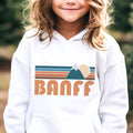 Banff Canada Youth Hoodie Retro Mountain Banff Youth Sweatshirt Personalization Available Hoodie – Easygoing Wear · Must-Have Style