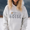Boise Idaho Hoodie Retro Unisex Boise Hoodie Sweatshirt Personalization Available Hoodie – Fan Favorite · Must-Have Style