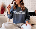 Minnesota Sweatshirt Unisex Hand Lettered Minnesota Sweatshirt Personalization Available Sweatshirt – Premium Graphic · High-Quality Print