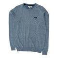 Diesel Mens Blue Knit Crew Neck Jumper Vintage High End Designer Sweater VTG Graphic Tee – Warm & Stylish · High-Quality Print