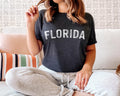 Florida TShirt Paint Text Unisex Florida Shirt Personalization Available Graphic Tee – Warm & Stylish · Perfect For Daily Wear