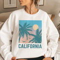 California Sweatshirt Unisex Retro Beach California Crewneck Sweatshirt Personalization Available Sweatshirt – Bold Style · Perfect For Daily Wear