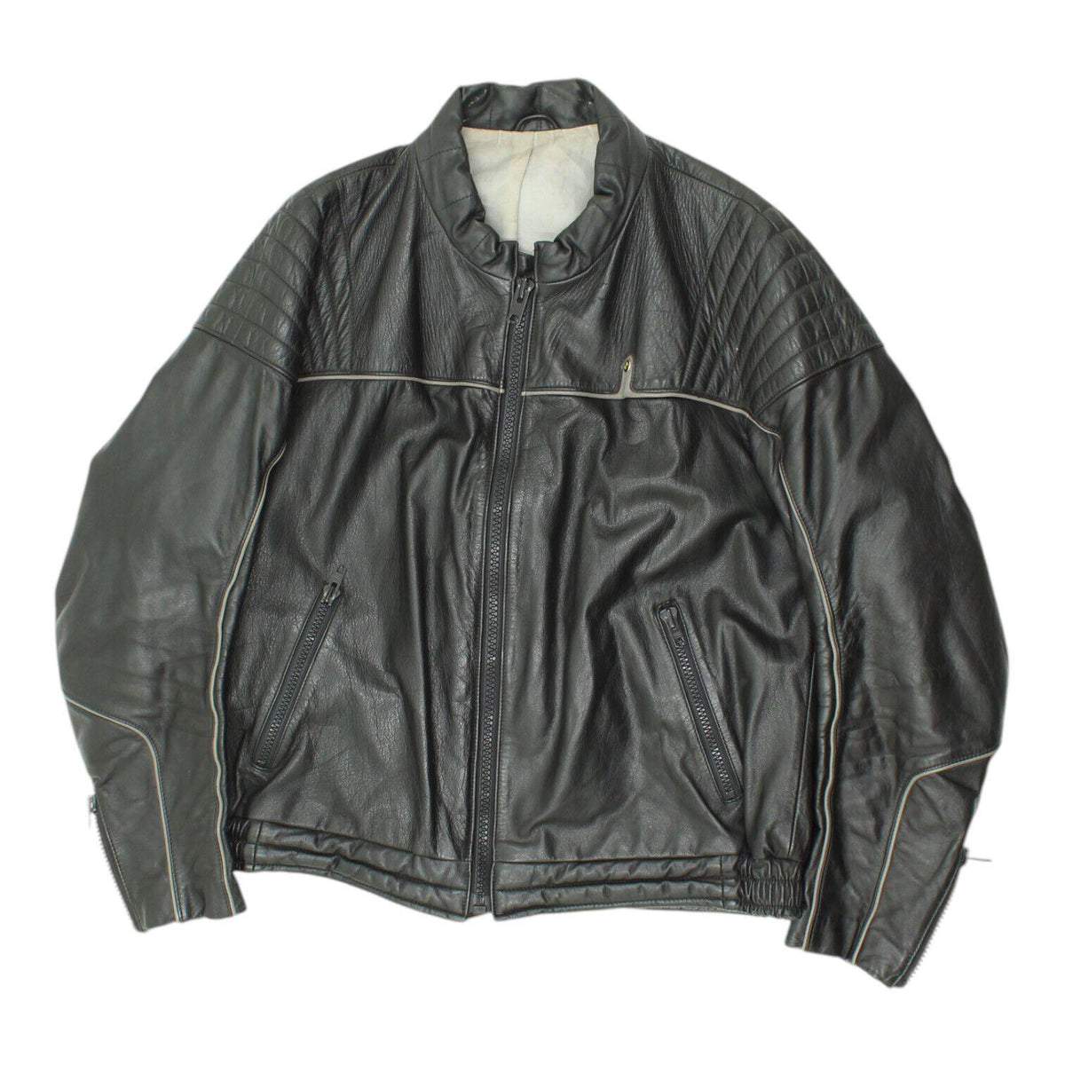 BMW Mens Black Leather Motorcycle Jacket Vintage Protective Biker Gear VTG Graphic Tee – Cozy Vibes · Perfect For Daily Wear