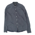 Diesel Mens Navy Grey Button Up Shirt Vintage High End Designer Casual VTG Graphic Tee – Fan Favorite · Must-Have Style