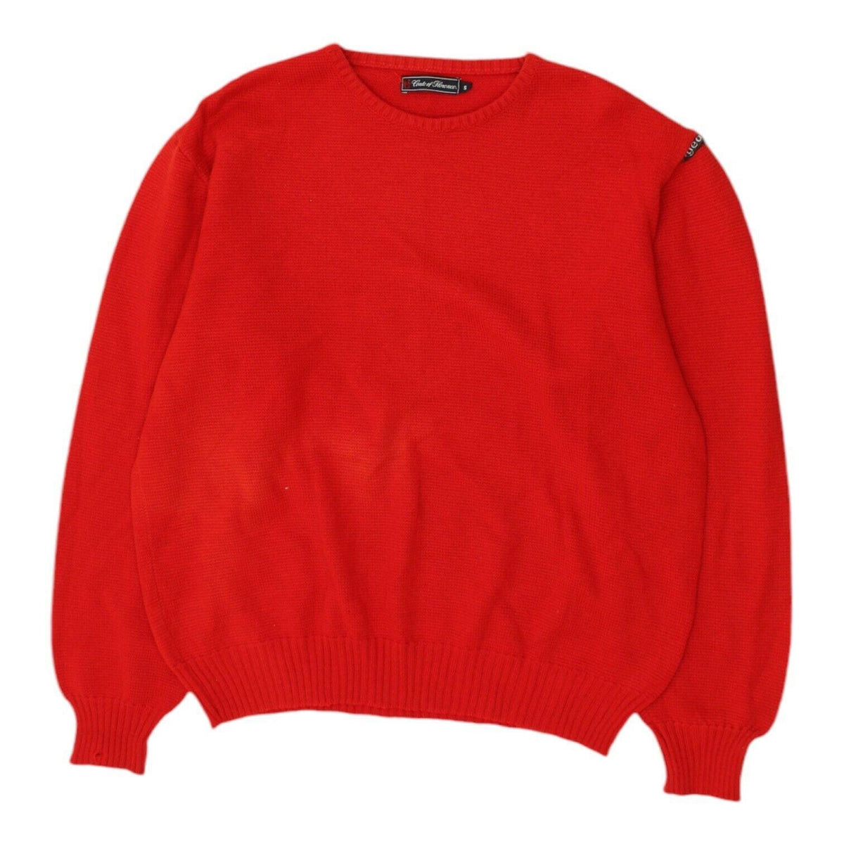 Conte Of Florence Mens Red Knit Sweater Vintage High End Designer Jumper VTG Graphic Tee – Soft Feel · Top Pick For Any Outfit