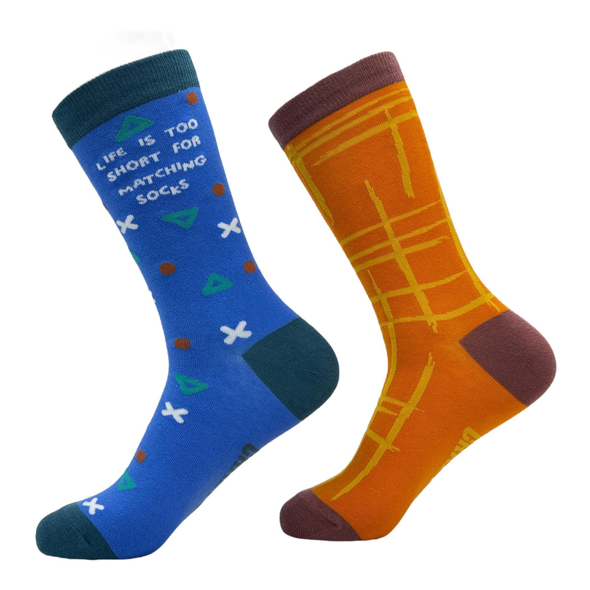 Life39s Too Short For Matching Socks Womens Mismatched Socks Cute Womens Socks Novelty Socks Funny Socks Women Socks Don39t Match Graphic Tee – Soft Feel · Top Pick For Any Outfit