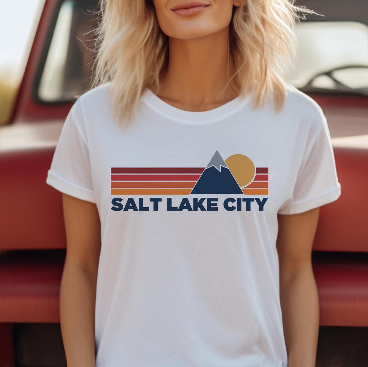 Retro Salt Lake City Utah Tshirt Mountain Tee Vintage Salt Lake City Unisex Jersey Shirt Outdoor Hiking Apparel Jersey – Warm & Stylish · Must-Have Style
