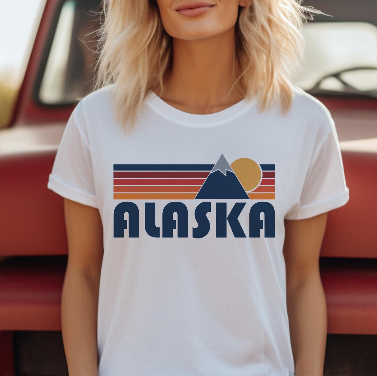 Retro Alaska Tshirt Mountain Tee Vintage Alaska Unisex Jersey Shirt Outdoor Hiking Apparel Jersey – Feel-Good Design · High-Quality Print