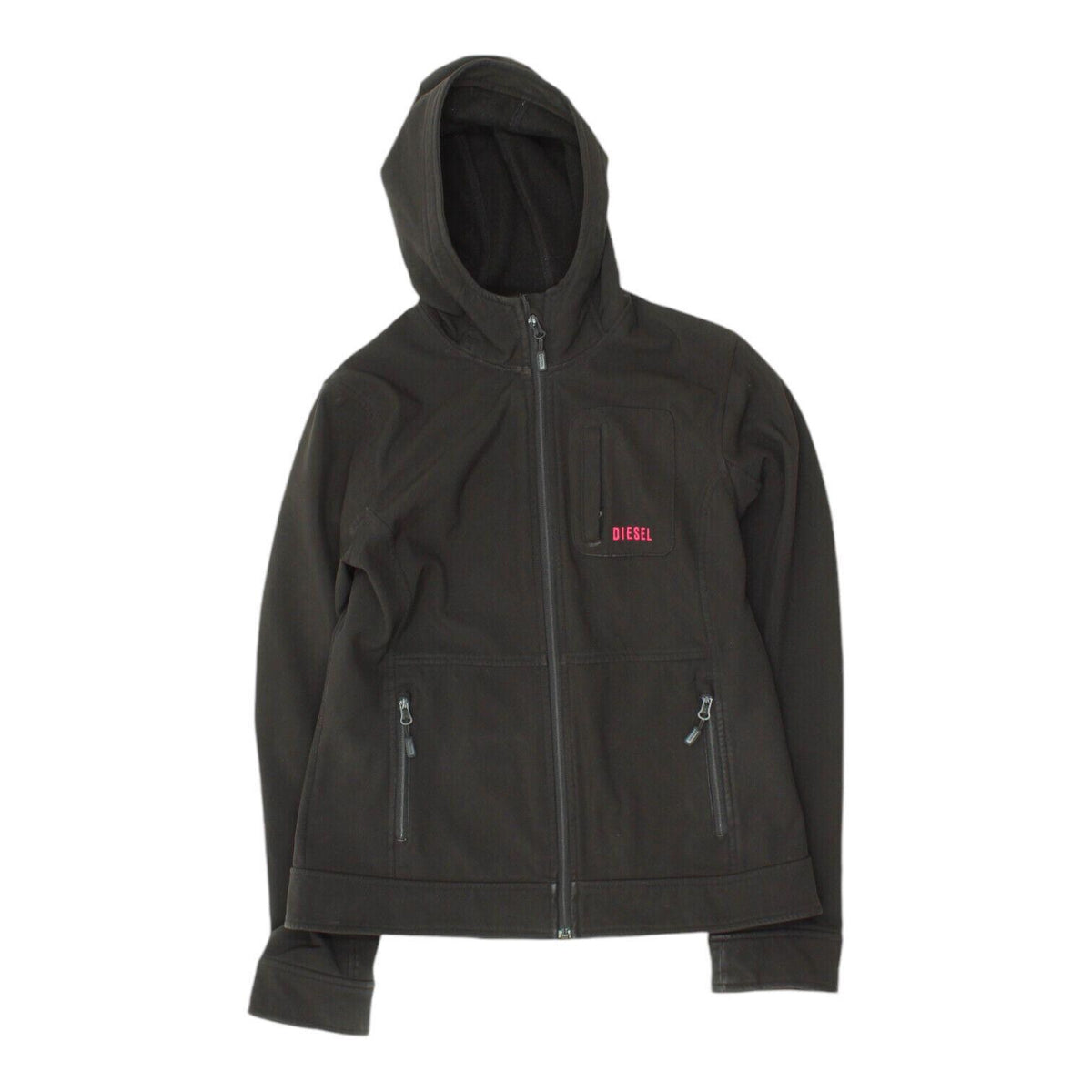 Diesel Womens Black Hooded Jacket Vintage High End Designer Hoodie VTG Hoodie – Easygoing Wear · Great Gift For Fans