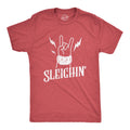 Rude Christmas Shirt Sleighin Shirt Rock Hand Rock On Inappropriate Christmas Rude Christmas Tee Offensive Xmas Gifts Xmas Hoodies Hoodie – Feel-Good Design · High-Quality Print