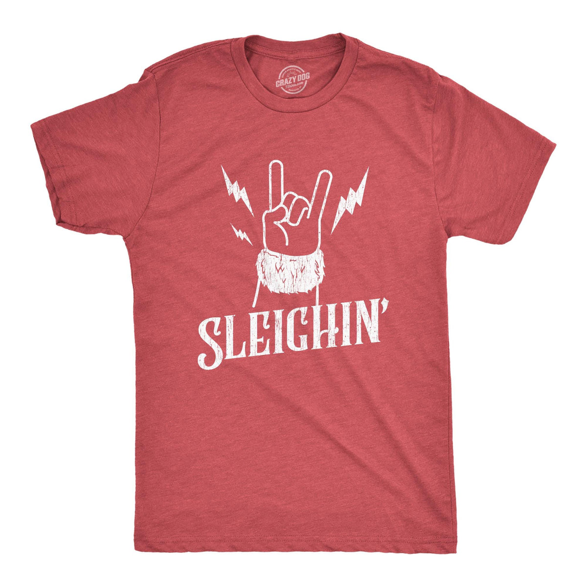 Rude Christmas Shirt Sleighin Shirt Rock Hand Rock On Inappropriate Christmas Rude Christmas Tee Offensive Xmas Gifts Xmas Hoodies Hoodie – Feel-Good Design · High-Quality Print