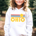 Ohio Youth Hoodie Retro Sunrise Ohio Youth Sweatshirt Hoodie – Aesthetic Look · Must-Have Style