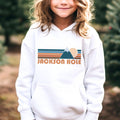 Jackson Hole Wyoming Youth Hoodie Retro Mountain Jackson Hole Youth Sweatshirt Personalization Available Hoodie – Everyday Comfort · Must-Have Style
