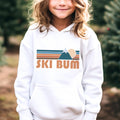Ski Bum Youth Hoodie Retro Mountain Ski Bum Youth Sweatshirt Personalization Available Hoodie – Premium Graphic · Top Pick For Any Outfit