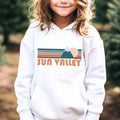 Sun Valley Idaho Youth Hoodie Retro Mountain Sun Valley Youth Sweatshirt Personalization Available Hoodie – Soft Feel · Top Pick For Any Outfit