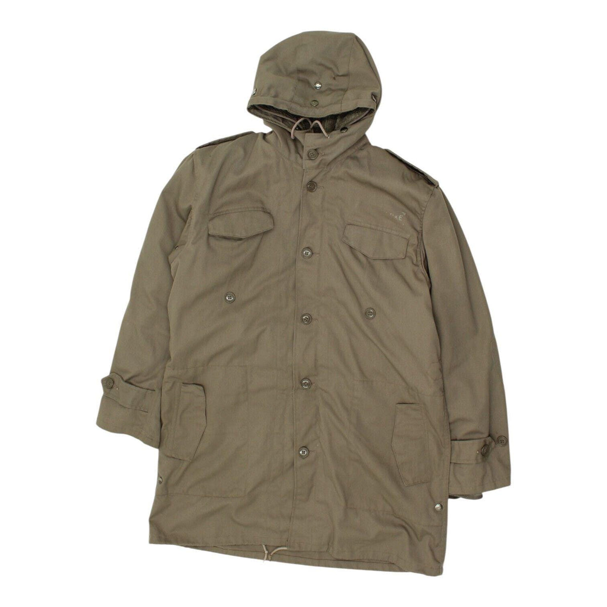 Vintage Mens Green Fleece Lined Hooded Parka Coat High End Military Jacket Graphic Tee – Fan Favorite · High-Quality Print