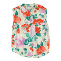 Trussardi Action Womens Floral White Sleeveless Shirt Vintage Designer VTG Graphic Tee – Easygoing Wear · Perfect For Daily Wear