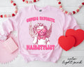Hairstylist Sweatshirt Hairstylist Valentine39s Day Gifts Cupid Crewneck Valentine39s Day Sweater Shirt Women Sweatshirt – Easygoing Wear · High-Quality Print
