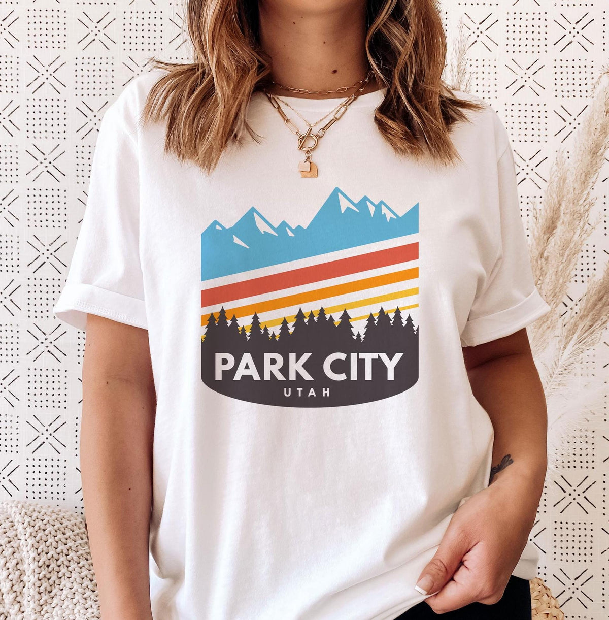 Park City Utah TShirt Retro Unisex Park City Shirt Personalization Available Graphic Tee – Bold Style · Perfect For Daily Wear