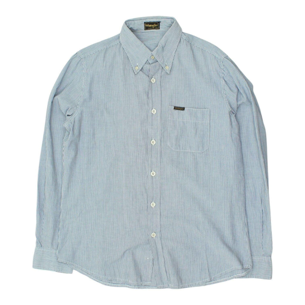 Wrangler Mens Blue Pin Stripe Button Down Shirt Vintage High End Designer VTG Graphic Tee – Feel-Good Design · Top Pick For Any Outfit