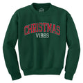 Christmas Vibes Christmas Sweater Sweatshirt Christmas Varsity Style Shirt Ugly Christmas Sweater Tacky Christmas Co Worker Gift Sweatshirt – Feel-Good Design · Perfect For Daily Wear