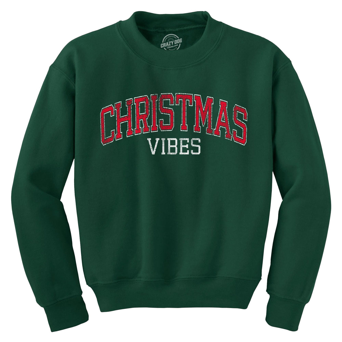 Christmas Vibes Christmas Sweater Sweatshirt Christmas Varsity Style Shirt Ugly Christmas Sweater Tacky Christmas Co Worker Gift Sweatshirt – Feel-Good Design · Perfect For Daily Wear