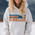 Oregon Hoodie Retro Mountain Unisex Oregon Hoodie Sweatshirt Personalization Available Hoodie – Everyday Comfort · Perfect For Daily Wear
