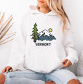 Vermont Hoodie Drawn Mountain Unisex Vermont Sweatshirt Personalization Available Hoodie – Premium Graphic · Great Gift For Fans