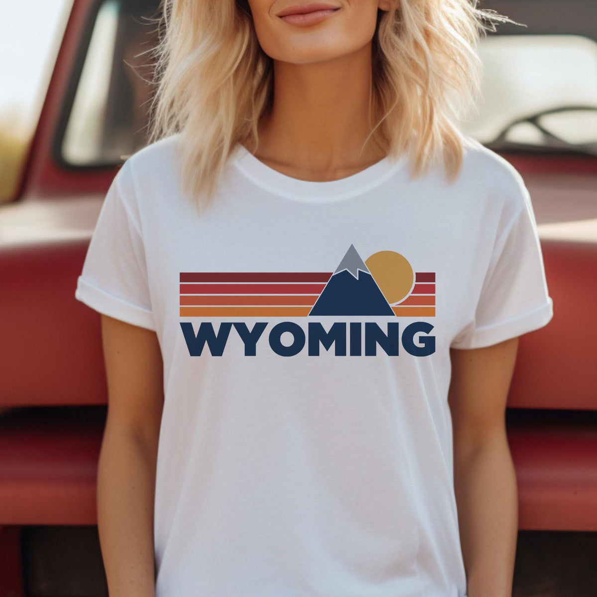 Retro Wyoming Tshirt Mountain Tee Vintage Wyoming Unisex Jersey Shirt Outdoor Hiking Apparel Jersey – Soft Feel · Great Gift For Fans