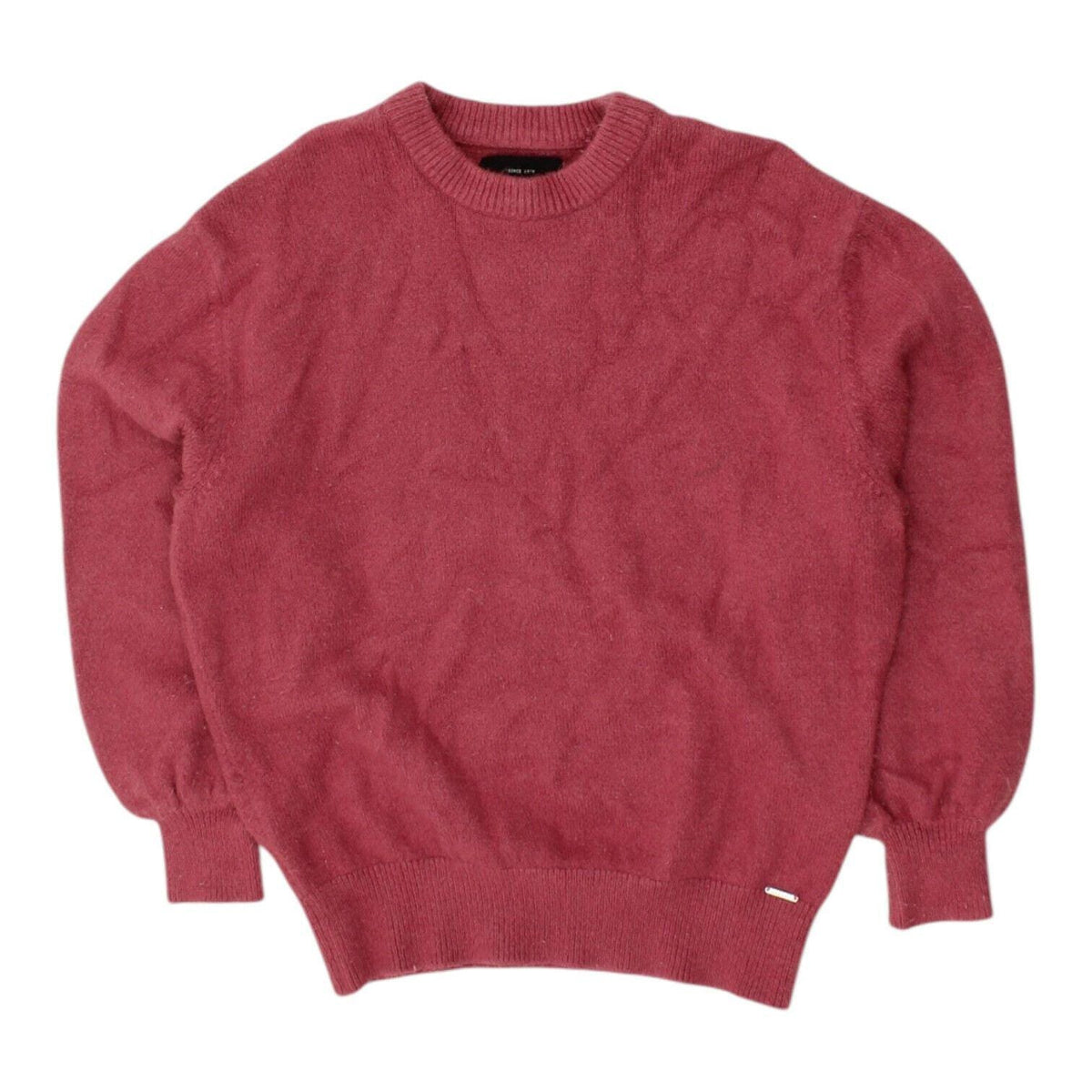 Diesel Womens Pink Knit Jumper Vintage High End Designer Sweater VTG Graphic Tee – Bold Style · Perfect For Daily Wear