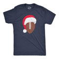 Christmas Football Shirt Football Lovers Gifts Funny Football Tee Sunday Funday Shirt Christmas Shirts Santa Football Santa Hat Graphic Tee – Easygoing Wear · Great Gift For Fans