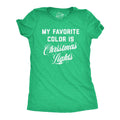 My Favorite Color Is Christmas Lights Christmas Party Shirt Women Whisky Glass Xmas Shirt Shirt Xmas Rude Christmas Tee Offensive Xmas Graphic Tee – Warm & Stylish · Trending Graphic Apparel