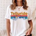 Telluride Colorado Shirt Mountain Sunset Unisex Telluride TShirt Personalization Available Graphic Tee – Warm & Stylish · Top Pick For Any Outfit
