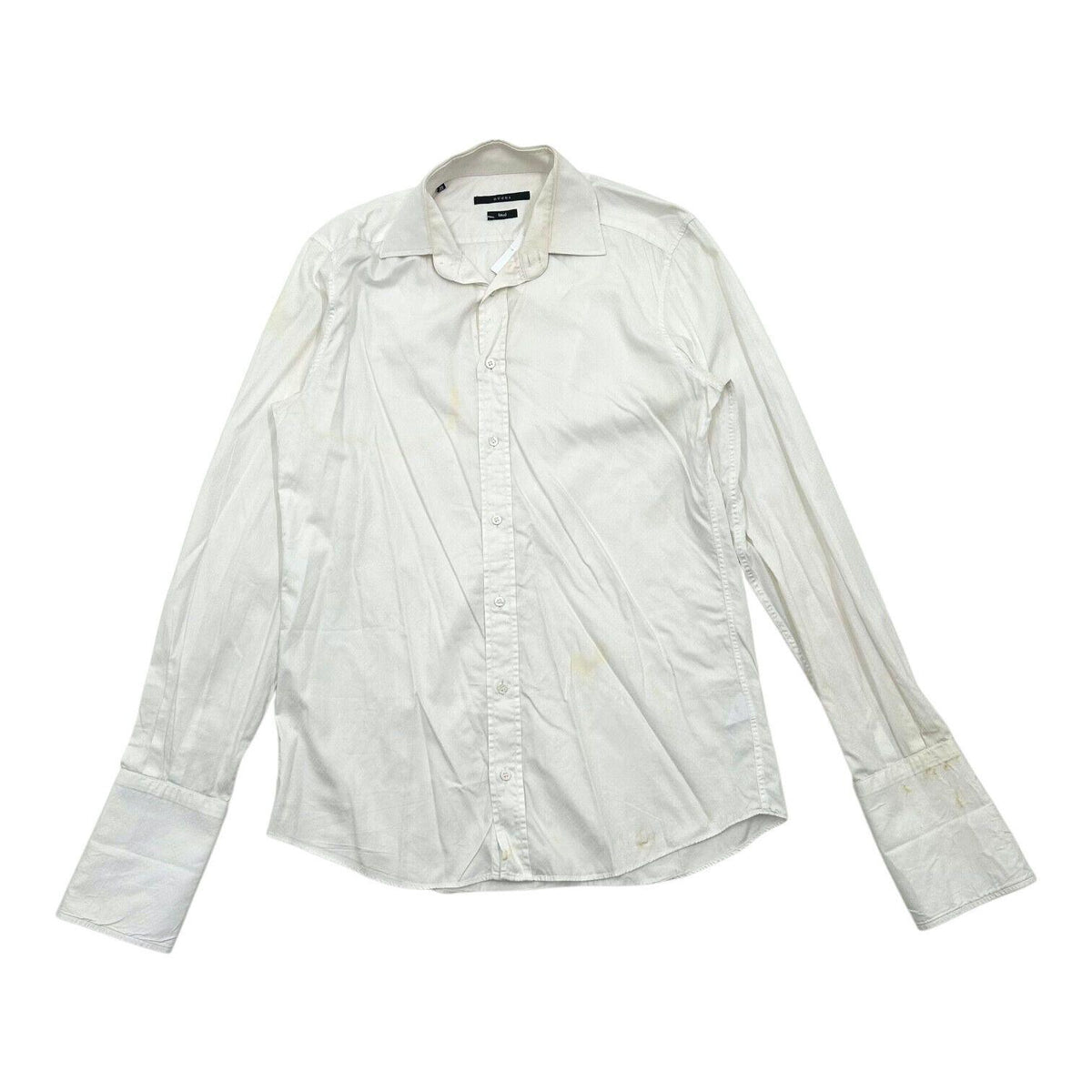 Gucci Fitted Formal Cufflinks Shirt Vintage High End Luxury Designer White VTG Graphic Tee – Warm & Stylish · Must-Have Style