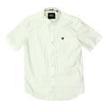 Diesel Mens White Short Sleeve Button Down Collar Stretch Shirt Designer VTG Graphic Tee – Soft Feel · High-Quality Print
