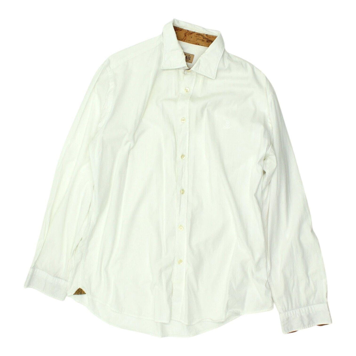 Alviero Martini 1A Classe Mens White Shirt Vintage High End Designer Formal Graphic Tee – Premium Graphic · Must-Have Style