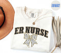 ER Nurse Shirt Emergency Room Nurse Gifts Leopard Print Tshirt Dalmatian Dots Bow Coquette Tee Women Graphic Tee – Bold Style · Perfect For Daily Wear