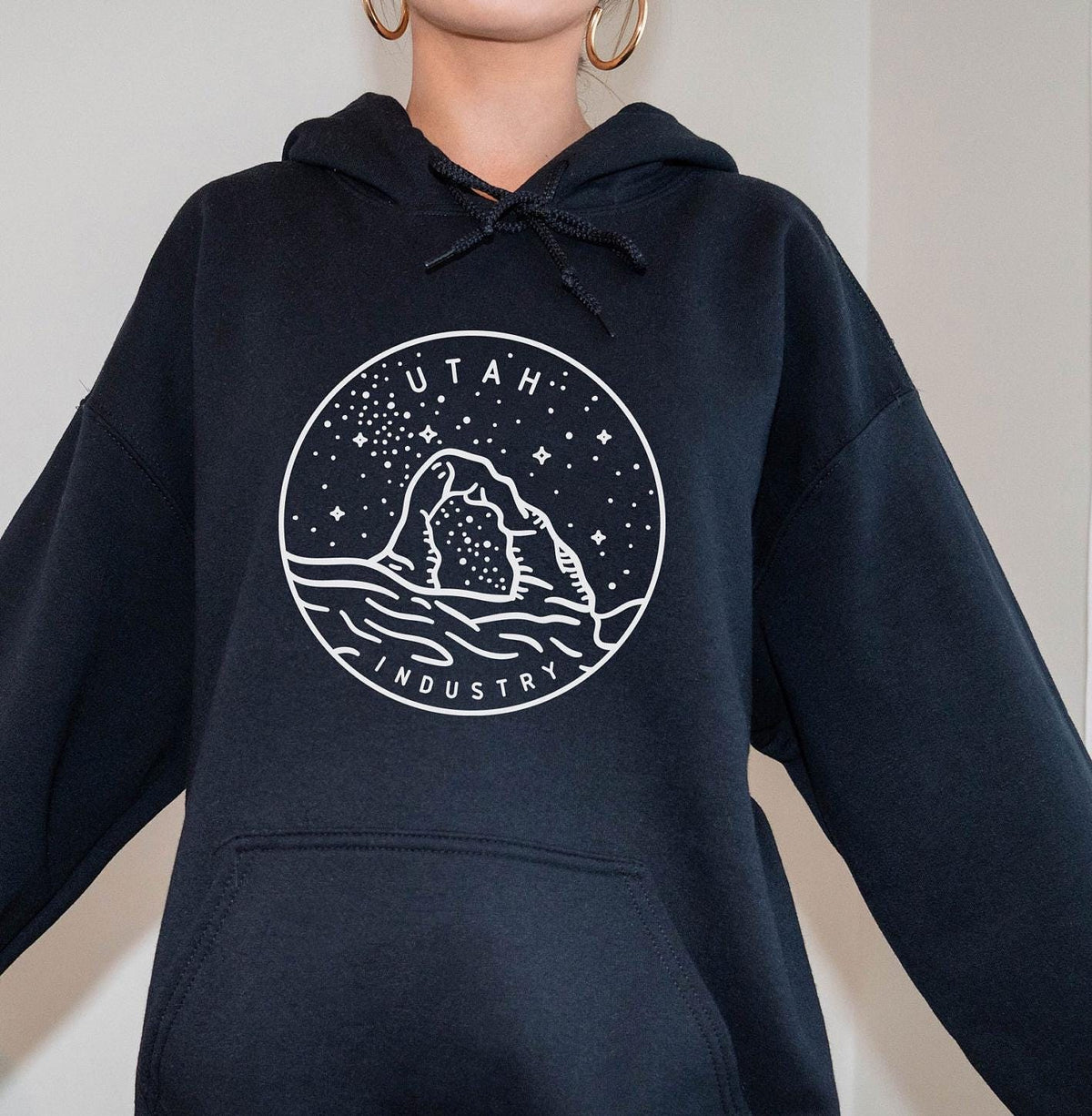 Utah Hoodie State Design Adult Unisex Utah Sweatshirt Personalization Available Hoodie – Feel-Good Design · Perfect For Daily Wear