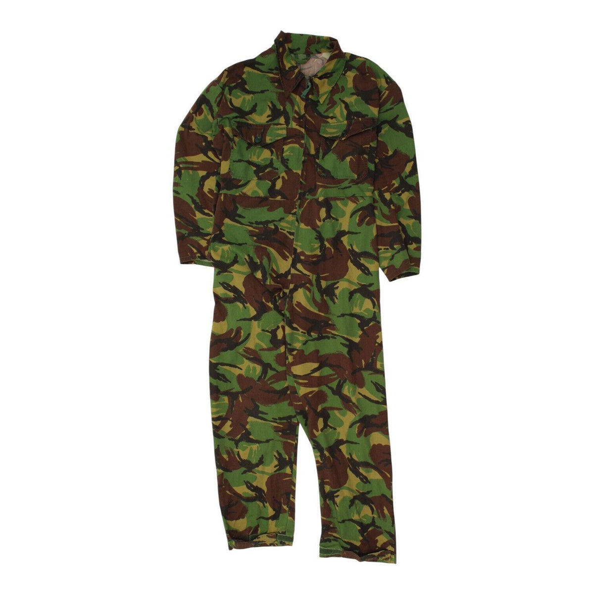 Vintage Mens Green Camo 1 Piece Combat Uniform Army Military Tank Suit VTG Tank Top – Bold Style · Perfect For Daily Wear
