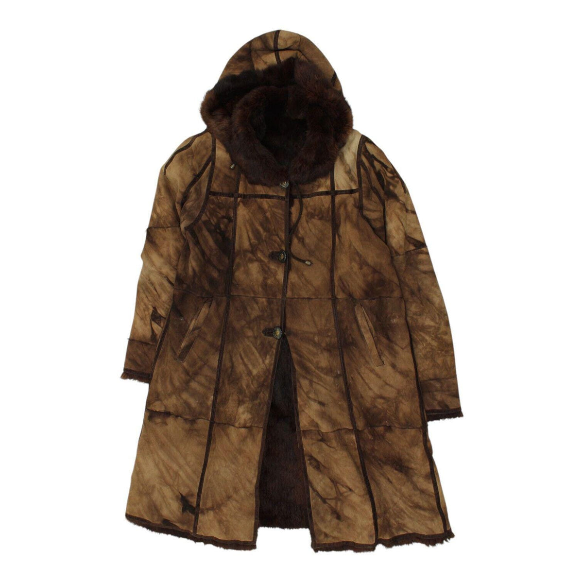 Vintage Womens Fur Lined Suede Hooded Overcoat High End Luxury Coat VTG Graphic Tee – Fan Favorite · Top Pick For Any Outfit