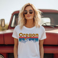 Oregon TShirt Mountain Sunset Unisex Oregon Shirt Personalization Available Graphic Tee – Everyday Comfort · Great Gift For Fans
