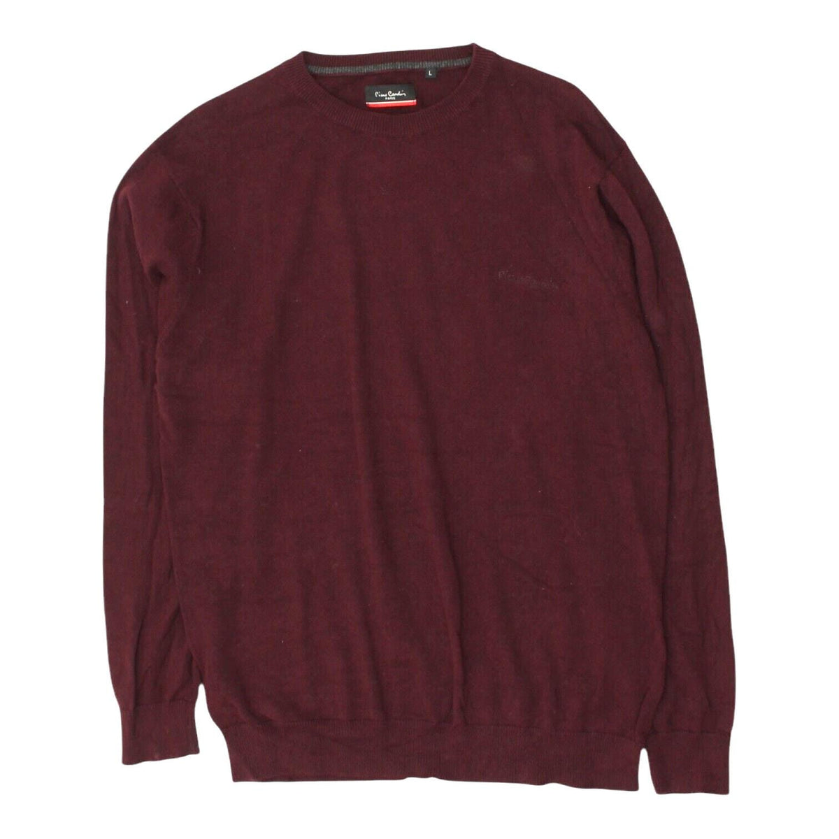 Pierre Cardin Mens Burgundy Knit Jumper Vintage High End Designer Sweater VTG Graphic Tee – Soft Feel · Top Pick For Any Outfit