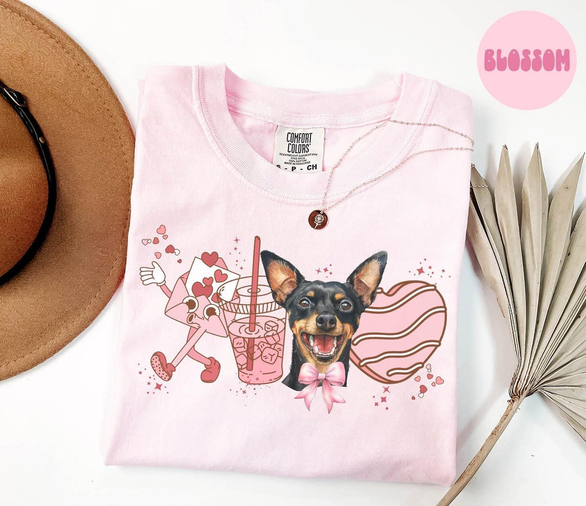Miniature Pinscher Dog Valentine39s Day Shirt Valentine Miniature Pinscher Gifts Dog Mom T Shirt Tshirt Tee for Women Graphic Tee – Everyday Comfort · High-Quality Print