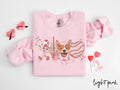 Basenji Dog Valentine39s Day Sweatshirt Valentines Basenji Gifts Dog Mom Crewneck Shirt Long Sleeve Sweatshirt – Feel-Good Design · Great Gift For Fans