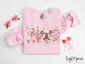 English Bulldog Dog Valentine39s Day Sweatshirt Valentines English Bulldog Gifts Dog Mom Crewneck Shirt Long Sleeve Sweatshirt – Bold Style · Great Gift For Fans