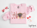 Bullmastiff Dog Valentine39s Day Sweatshirt Valentines Bullmastiff Gifts Dog Mom Crewneck Shirt Long Sleeve Sweatshirt – Everyday Comfort · Great Gift For Fans