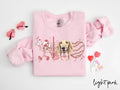 Saluki Dog Valentine39s Day Sweatshirt Valentines Saluki Gifts Dog Mom Crewneck Shirt Long Sleeve Sweatshirt – Bold Style · Trending Graphic Apparel